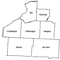 Neighboring County Map